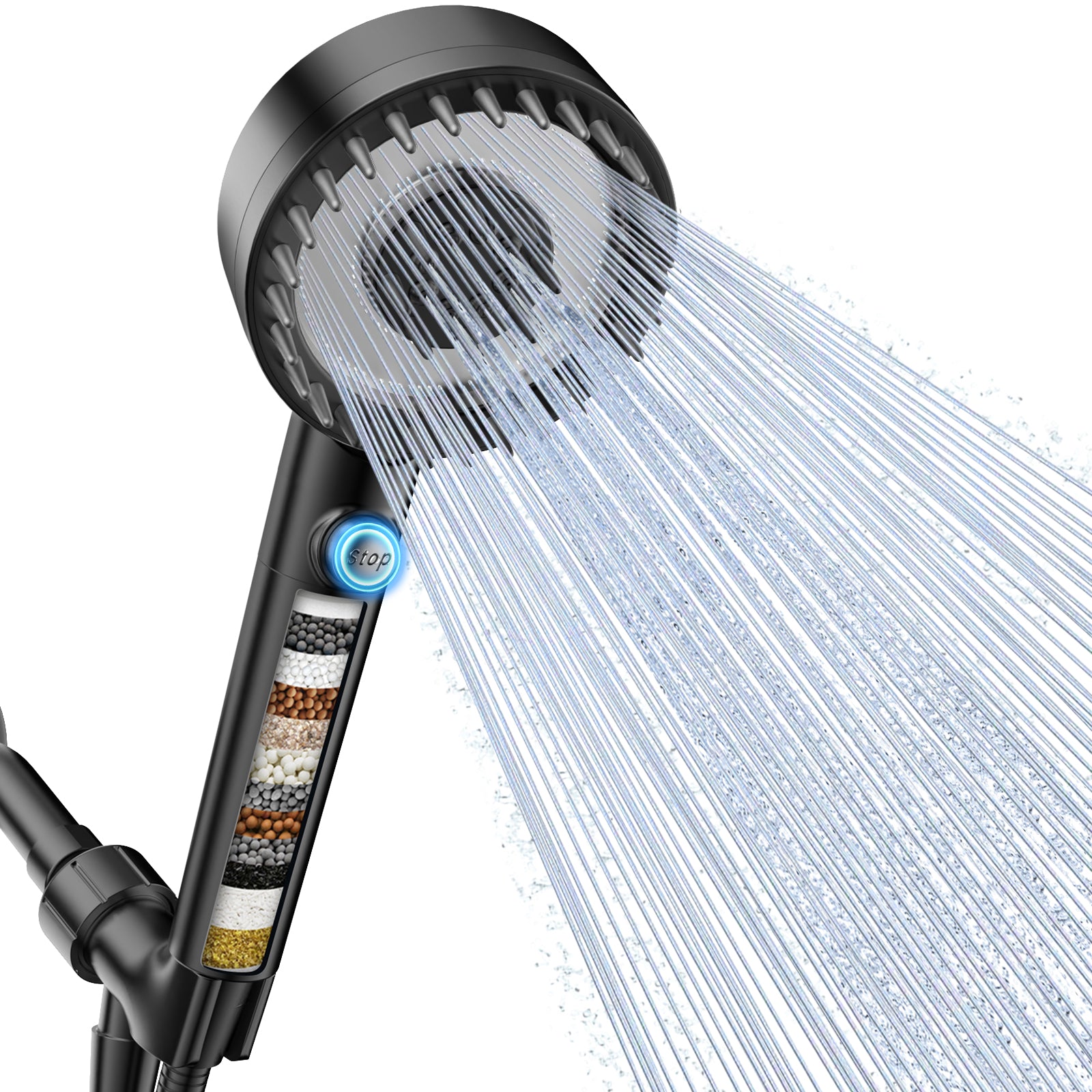 FEELSO DY1S Massage Handheld Filter Showerhead